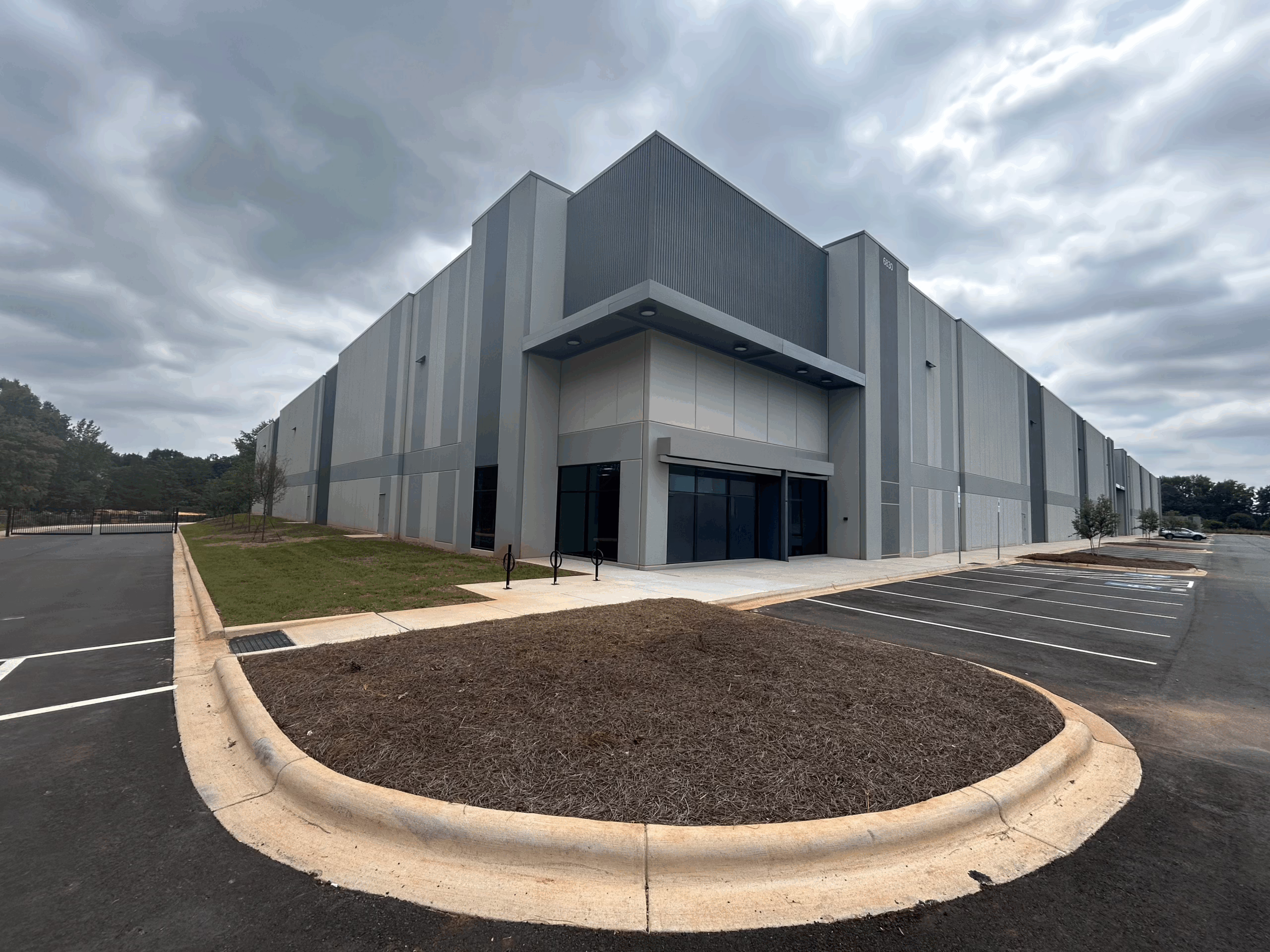 Orr Road Business Center Charlotte NC tilt-up with Standard Spec Flute formliner